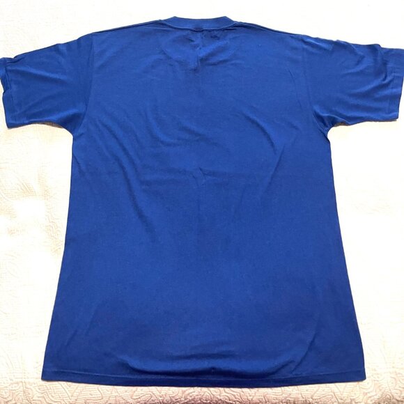 Betty Boop T-Shirt 1995 Blue Sun Hat Pudgy Bimbo Cartoon Jerzees USA Large VTG - Picture 2 of 11